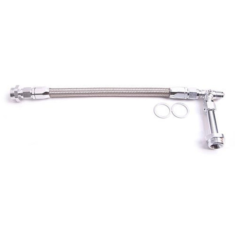 Aeroflow AF160-06S Holley Dual Inlet Rail -6AN Silver