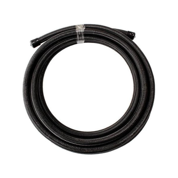 Aeroflow AF200-06-6MBLK SS Teflon Braided Hose -6AN 6M