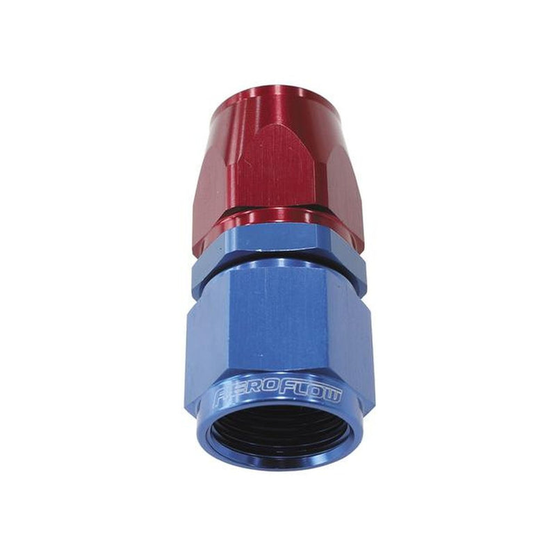 Aeroflow AF201-10D Alloy Straight Hose End -10AN Blue