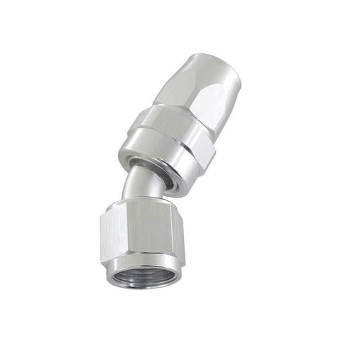 Aeroflow AF207-06DS Alloy 30 Deg Hose End -6AN Silver