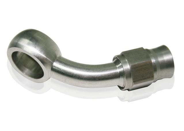 Aeroflow AF208-03 -3AN 45Deg Banjo 10mm 3/8 Stainless