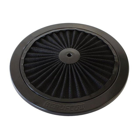 Aeroflow AF2251-0901 9" Black Full Flow Top Plate Black