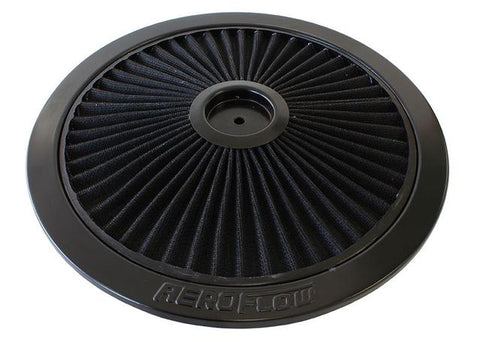 Aeroflow AF2251-1401 14" Black Full Flow Top Plate Black