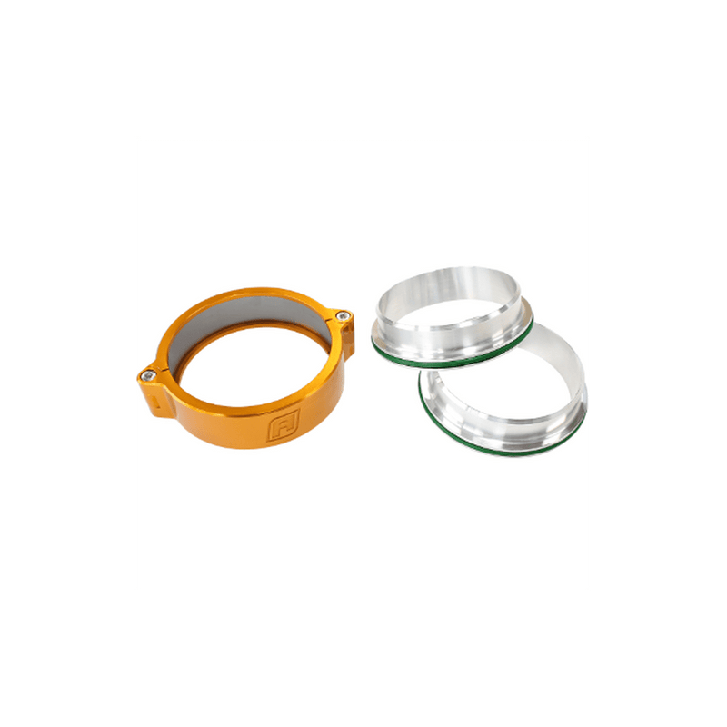 Aeroflow 3.0" Billet Intercooler Clamp Quick Connect Gold