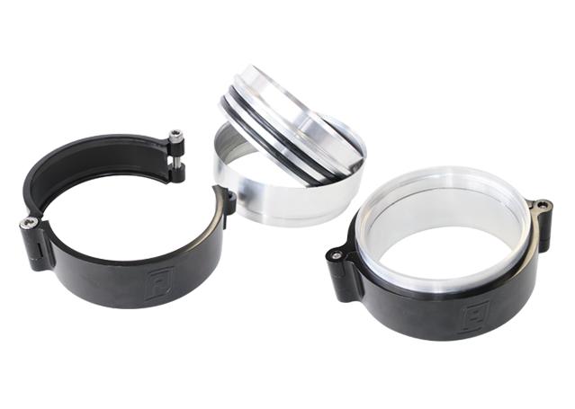 Aeroflow AF25-3500BLK 3.5" Billet Intercooler Clamp Quick