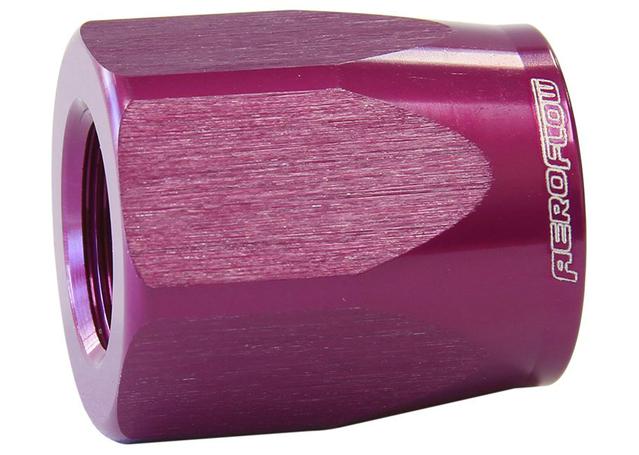 Aeroflow AF298-04DPUR Hose End Socket Alloy -4AN Purple