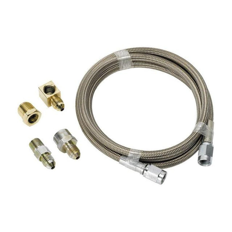 Aeroflow AF30-4004 -4AN X 4Ft Braided SS Line Kitwith