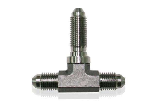 Aeroflow AF324-04 Stainless -4AN Bulkhead Tee Stainless