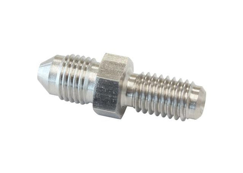 Aeroflow Male -3AN To M8x1.25 Dual Seat Adapter