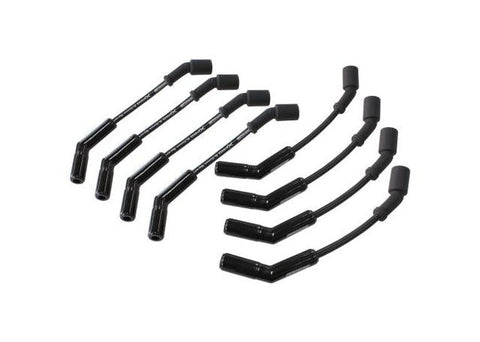 Aeroflow Xpro Ignition Lead Set 8" Black 135 Degree