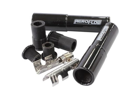 Aeroflow Xpro Boot & Terminal Kit Black Straight Ceramic