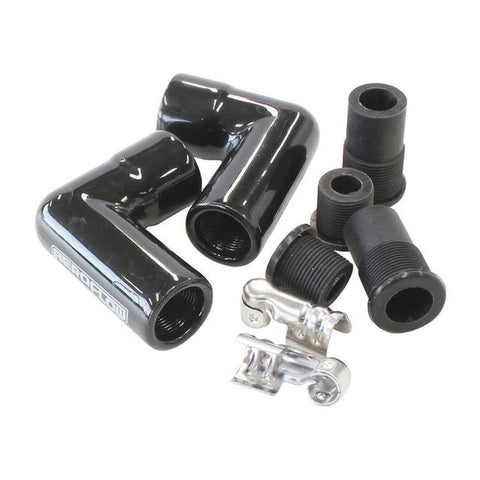 Aeroflow Xpro Boot & Terminal Kit Ceramic 90 Black 2pk