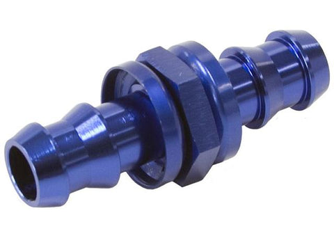 Aeroflow AF410-08-06 -6 To -8 Push Lock Barb Joiner Blue
