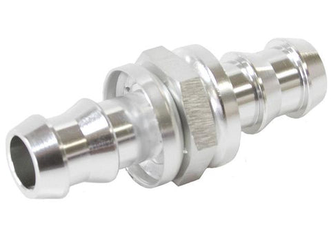 Aeroflow AF410-08S -8 Push Lock Barb Joiner Silver 1/2"