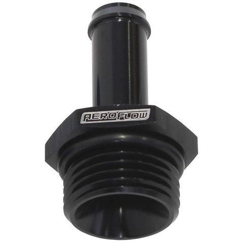 Aeroflow AF414-06-06BLK -6ORB To 3/8" Push On Barb Black