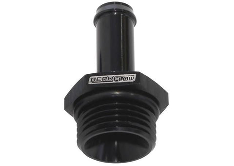 Aeroflow AF414-12-08BLK -12ORB To 1/2" Push On Barb Black