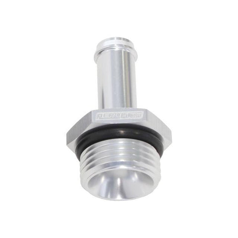 Aeroflow AF414-12-06S -12ORB To 3/8" Push On Barb Silver