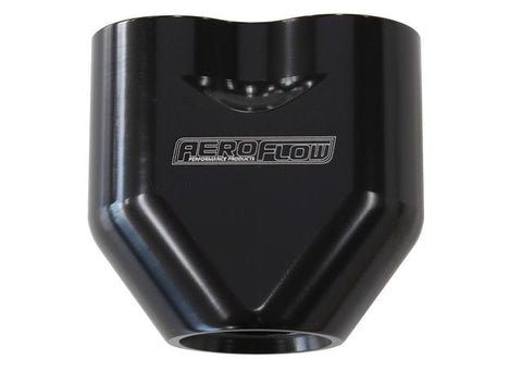 Aeroflow AF455-10-08BLK -10AN To 2X-8AN Female ORB Y