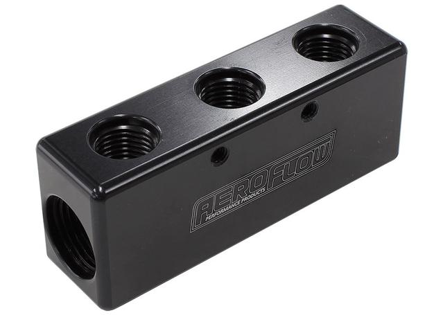 Aeroflow AF456-08-06BLK 3X -6ORB 2X -8ORB Distribution