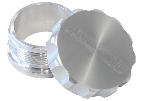 Aeroflow AF460-32S 2" Alum Weld Bung And Cap Raw Weld On