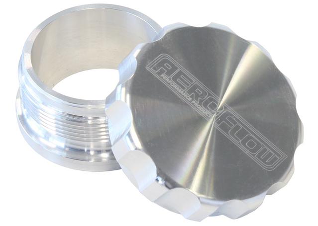 Aeroflow AF460-48 3" Alum Weld Bung And Cap Raw Alloy