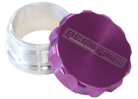 Aeroflow AF460-48PUR 3" Alum Weld Bung And Cap Raw Weld
