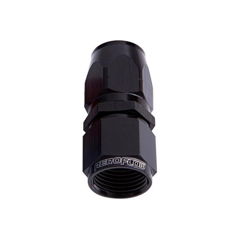 Aeroflow AF501-08-10BLK Stepped Straight End -8 Hose To
