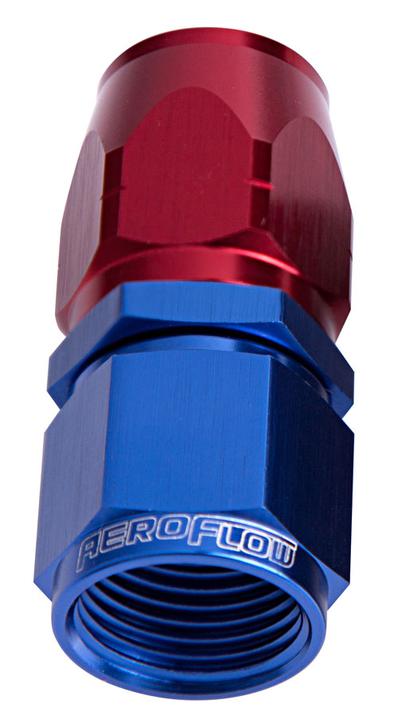 Aeroflow AF501-06 Alloy Straight Hose End -6AN Blue