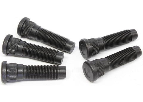 Aeroflow 1/2" Wheel Studs 5Pk .610" Knurl - 19/32 Hole