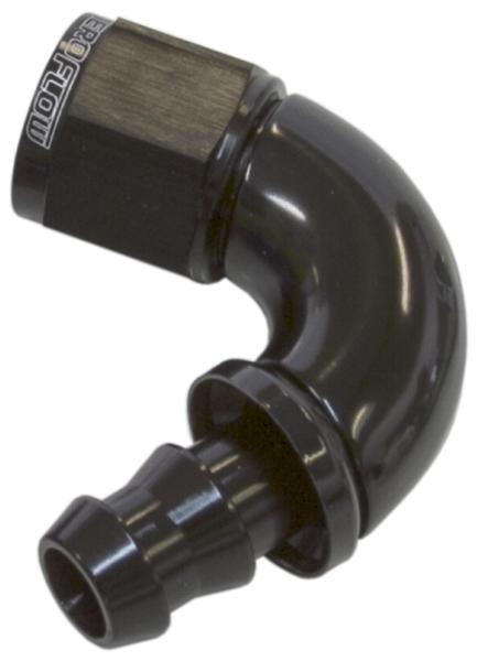 Aeroflow AF514-12BLK -12AN 120 Black Full Flow Push Lock