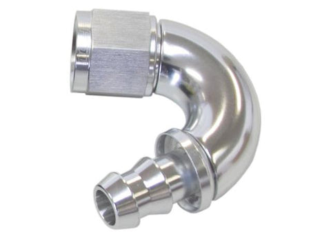 Aeroflow AF515-08S -8AN 150 Silver Full Flow Push Lock