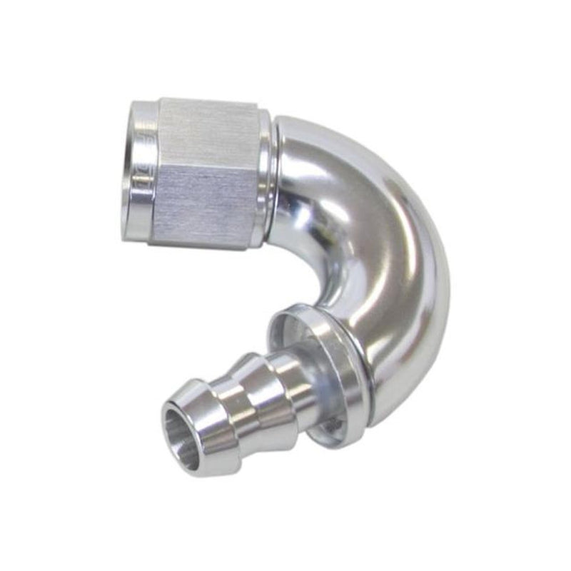 Aeroflow AF515-10S -10AN 150 Silver Full Flow Push Lock