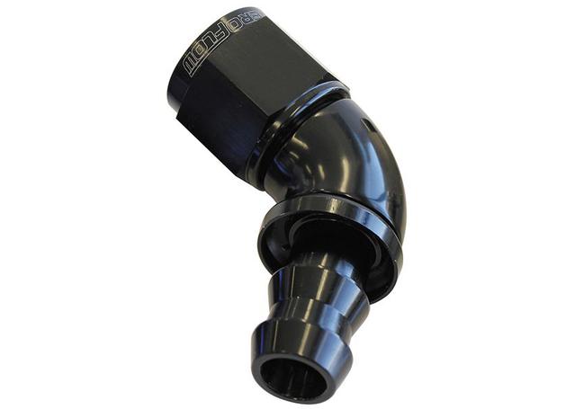 Aeroflow AF518-12BLK -12AN 60 Black Full Flow Push Lock