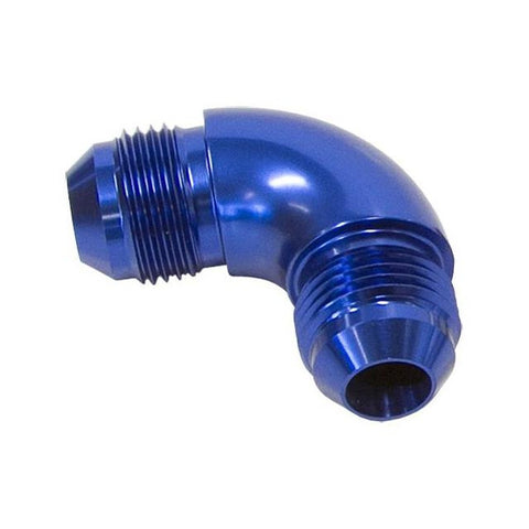 Aeroflow AF521-08 -8AN 90 Deg Male Flare Union Blue Full