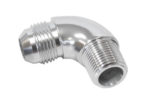 Aeroflow AF522-06S 90 Deg 1/4" To -6AN Full Flow Silver