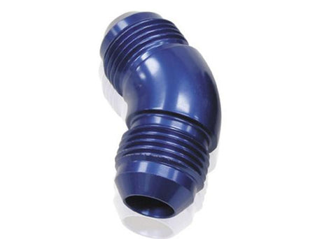 Aeroflow AF527-08 -8AN 45 Deg Male Flare Union Blue Full