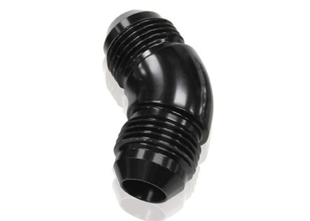 Aeroflow AF527-10BLK -10AN 45 Deg Male Flare Union Black
