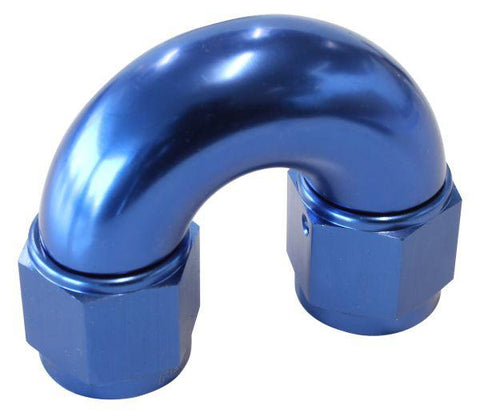Aeroflow AF536-06 -6AN 180 Deg Swivel Coupler Blue Billet