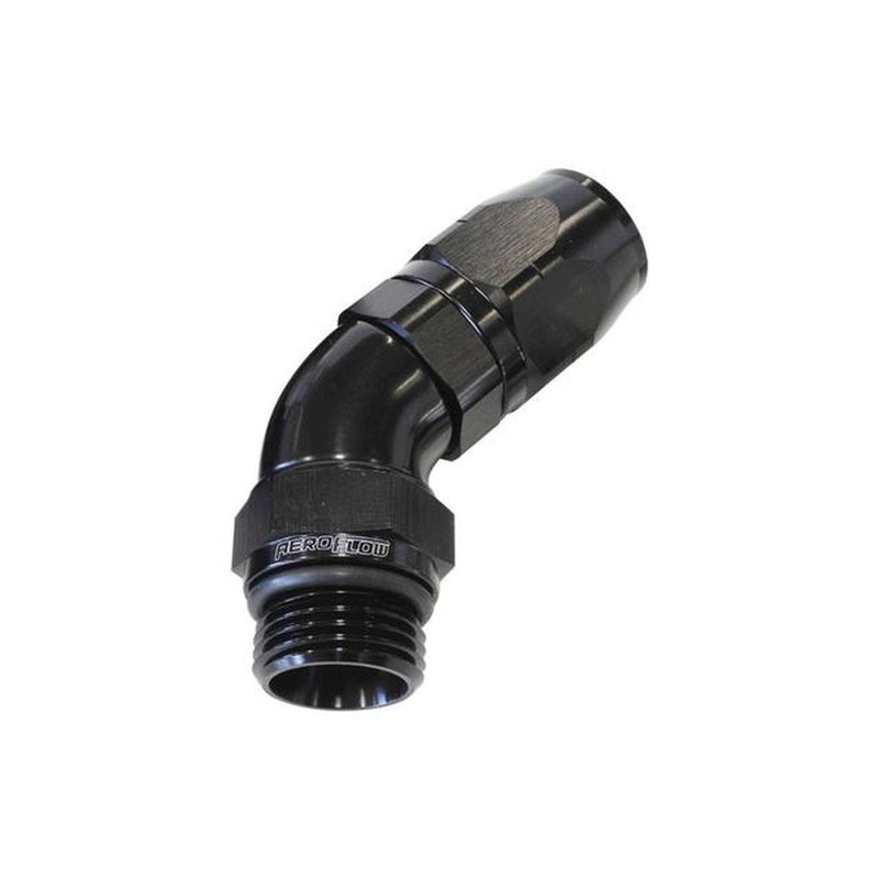 Aeroflow AF544-10-10BLK Male Hose End -10 ORB To 10 Hose
