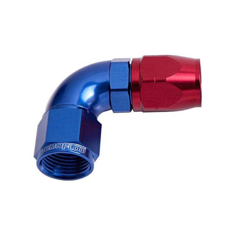 Aeroflow AF553-08-06 Stepped 90 Deg Hose End -8 Hose to