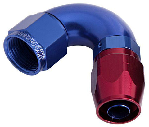 Aeroflow AF554-10 Alloy 120 Deg Hose End -10AN Blue