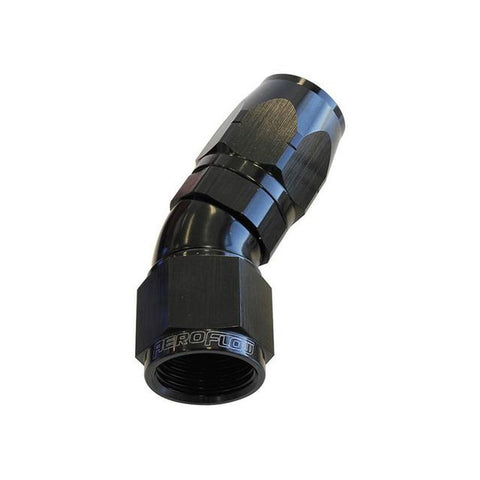Aeroflow AF557-08BLK Alloy 30 Deg Hose End -8AN Black