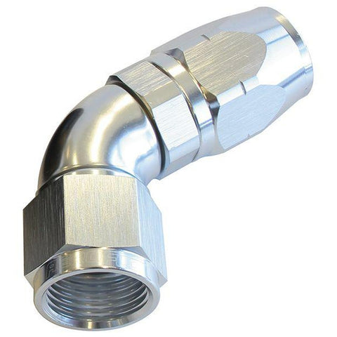 Aeroflow AF558-10S Alloy 60 Deg Hose End -10AN Silver