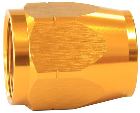 Aeroflow AF559-08DCG Gold Hose End Socket Cutter Style