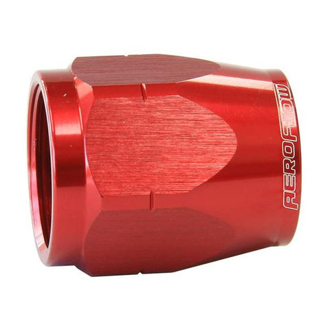 Aeroflow AF559-08DCR Red Hose End Socket Cutter Style