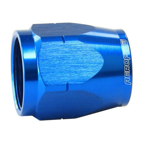 Aeroflow AF559-10DCBL Blue Hose End Socket Cutter Style