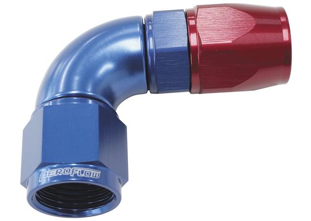 Aeroflow AF573-12D 90 Deg -12AN Full Flow Teflon Hose End