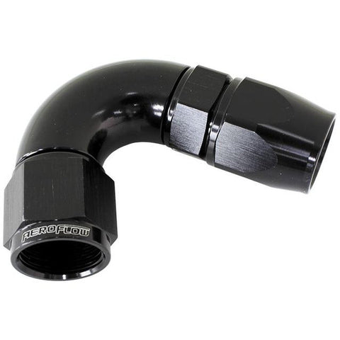 Aeroflow AF574-03DBLK 120 Deg -3AN Full Flow Teflon Hose