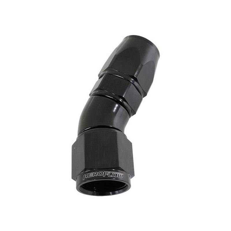 Aeroflow AF577-04DBLK 30 Deg -4AN Full Flow Teflon Hose
