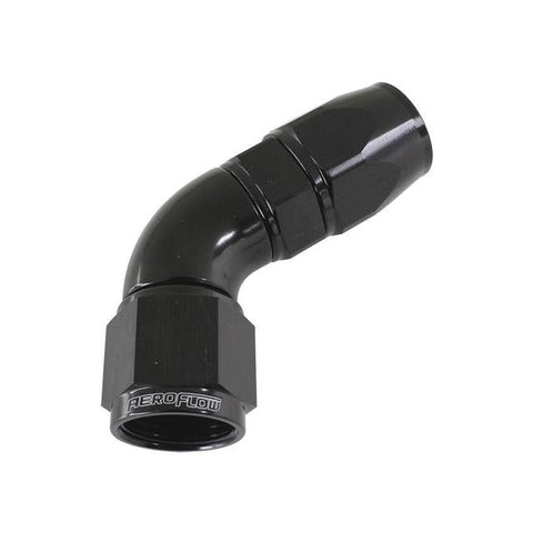 Aeroflow AF578-12DBLK 60 Deg -12AN Full Flow Teflon Hose